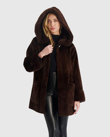 Mink Parka | Chocolate