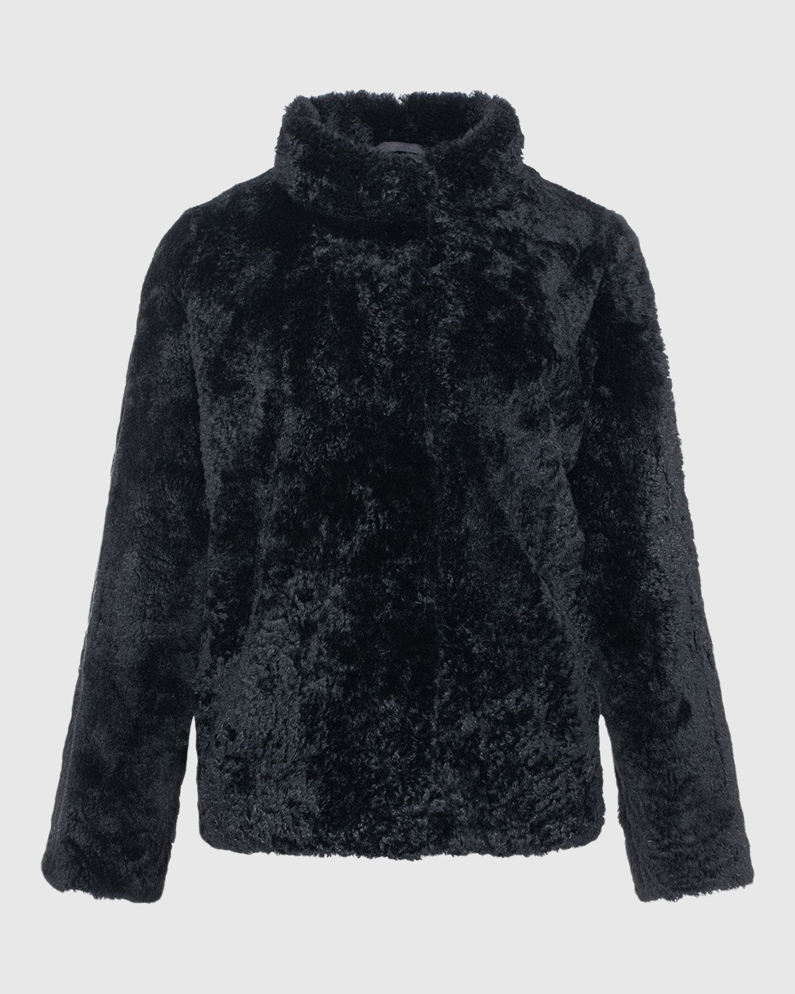 Sheared Select Cashmere Goat Jacket | Black