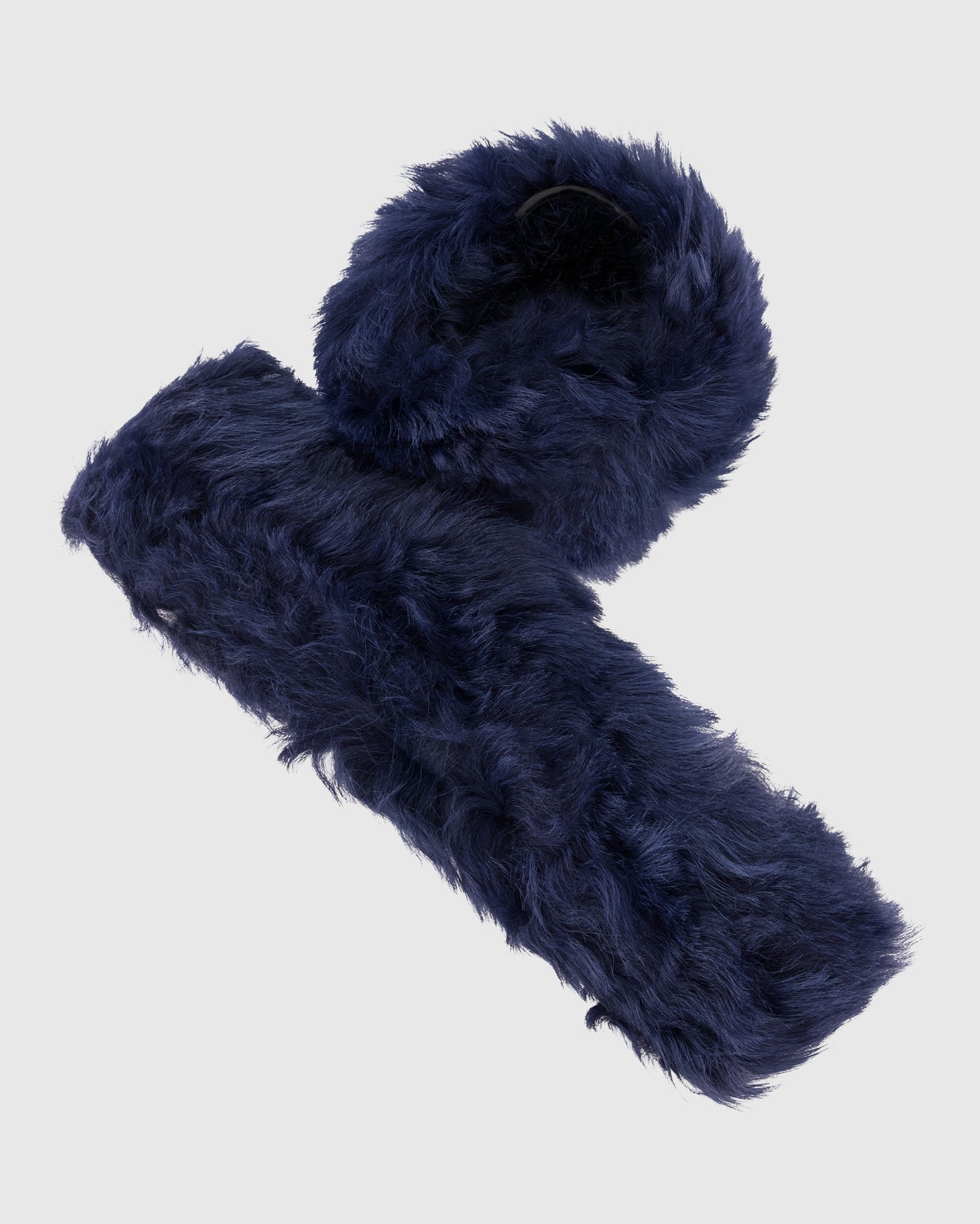 Sheared Toscana Lamb Cuffs | Navy