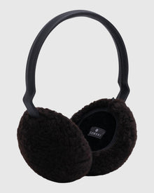 Shearling Lamb Earmuffs | Dark Brown