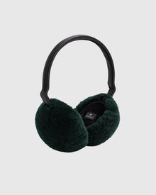 Shearling Lamb Earmuffs | Emerald