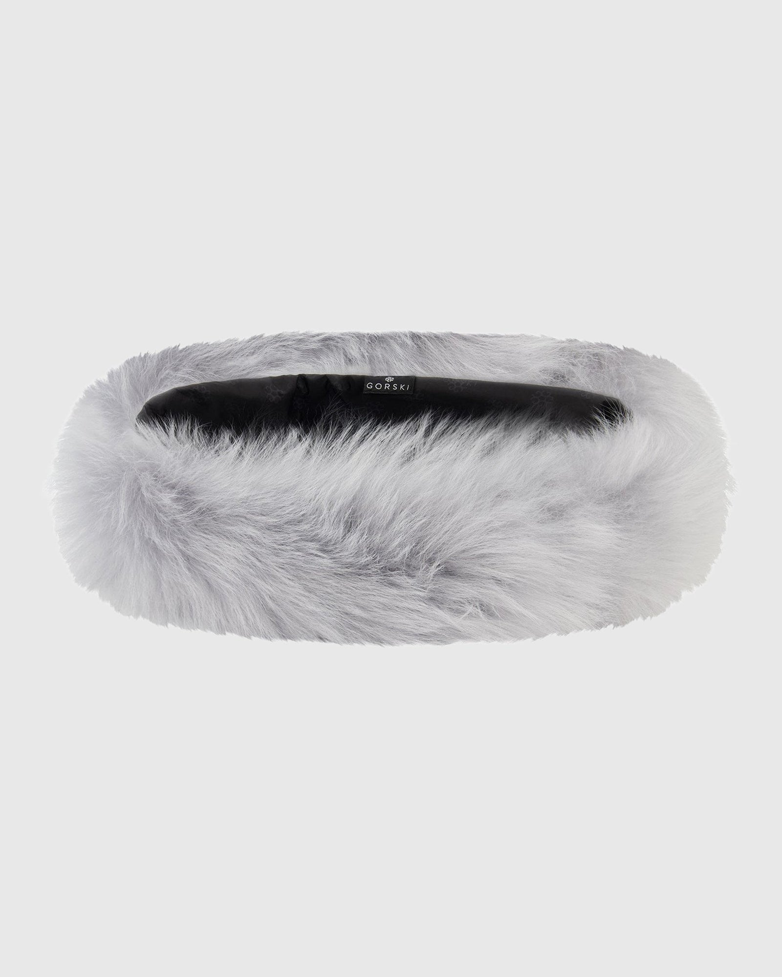 Toscana Shearling Lamb Headband | Gray