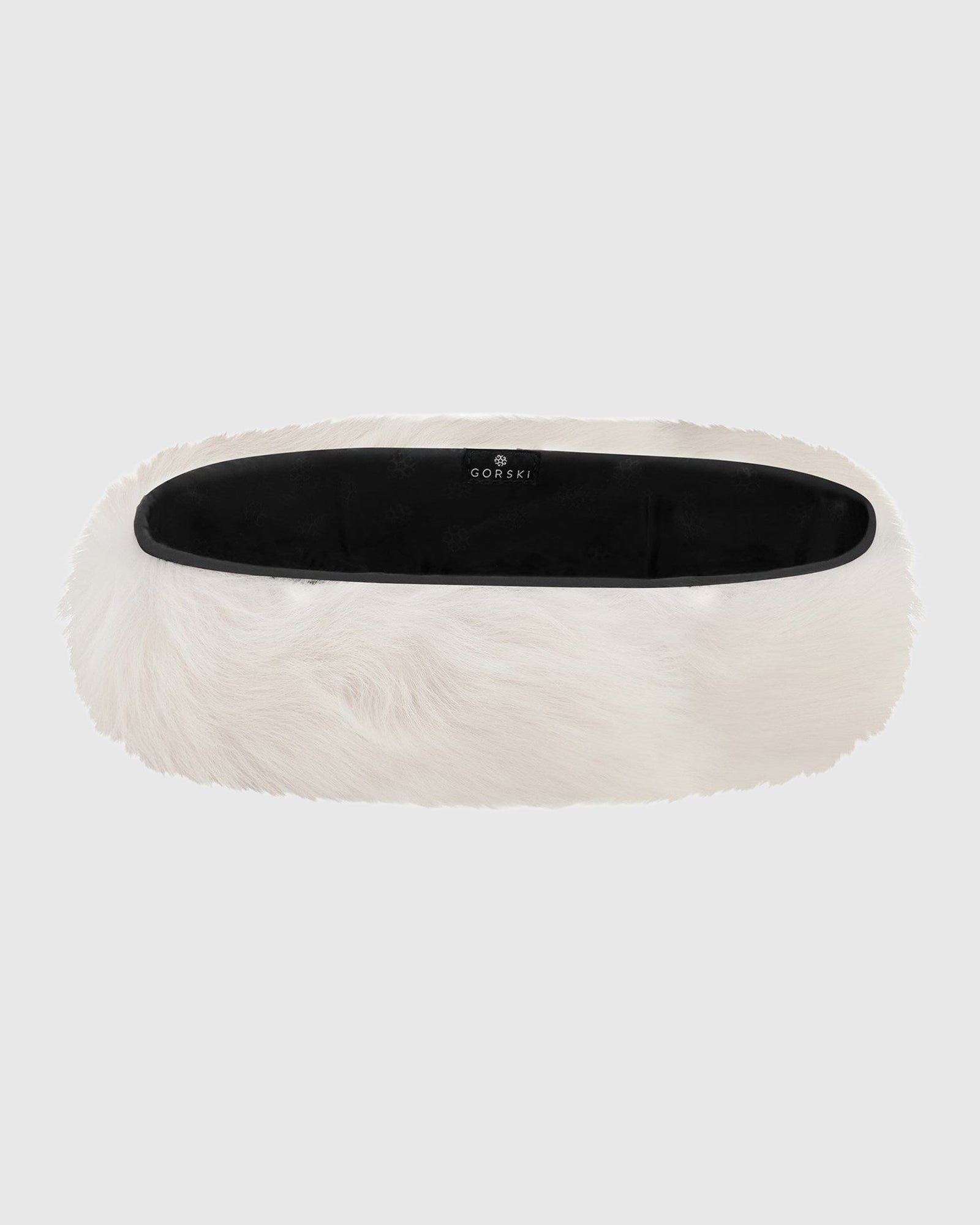 Toscana Shearling Lamb Headband | Ivory