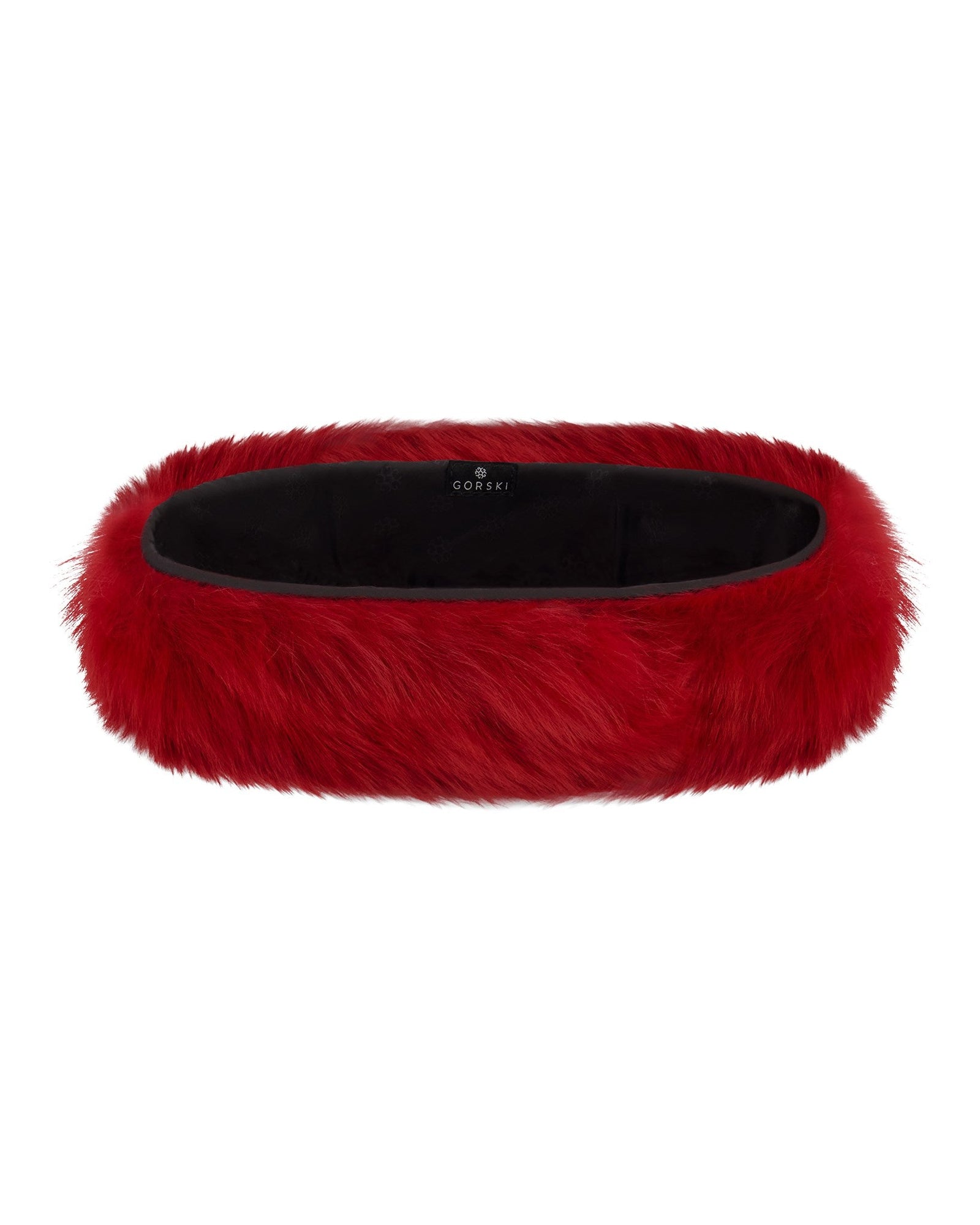 Toscana Shearling Lamb Headband | Women | Red