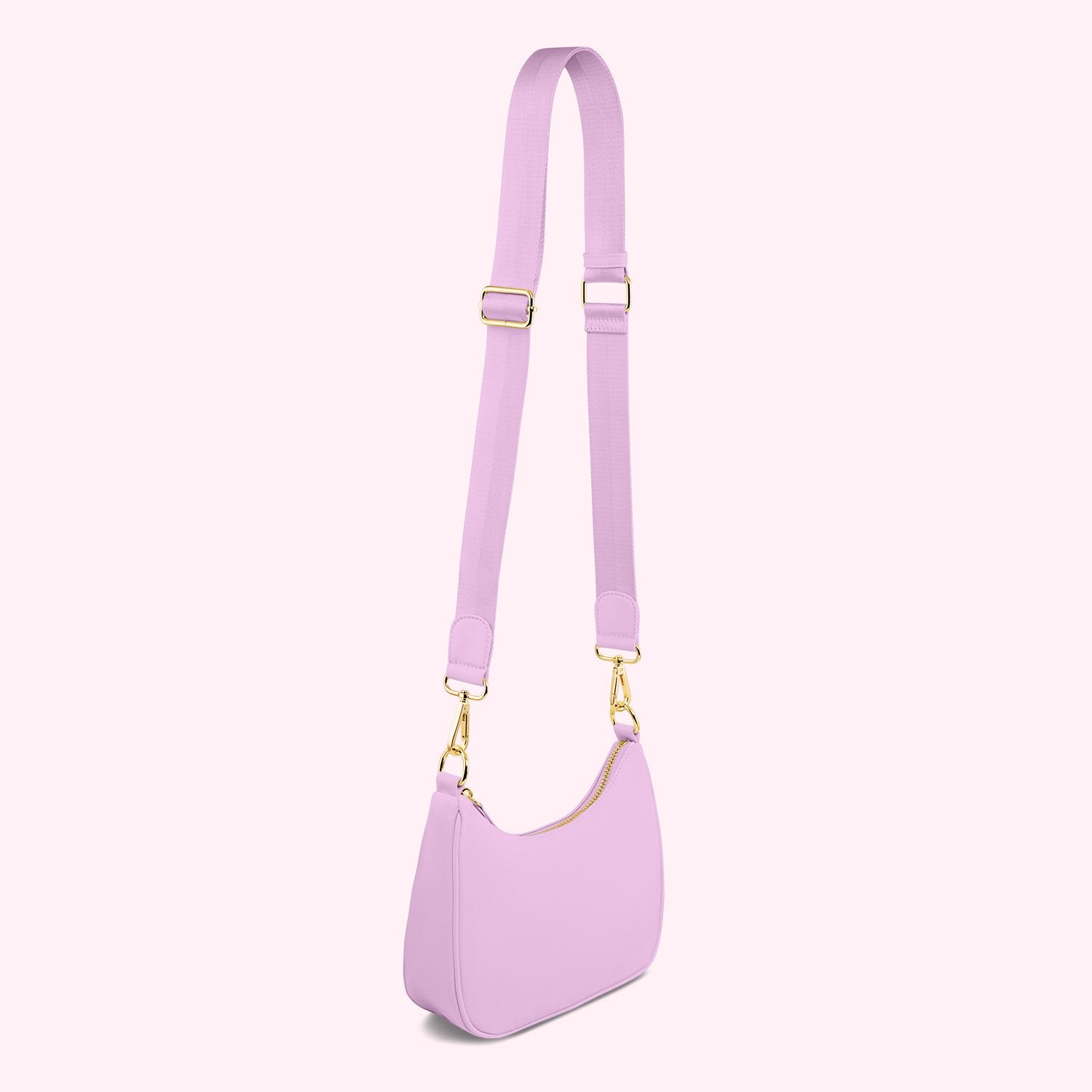 Curved Crossbody Bag | Grape