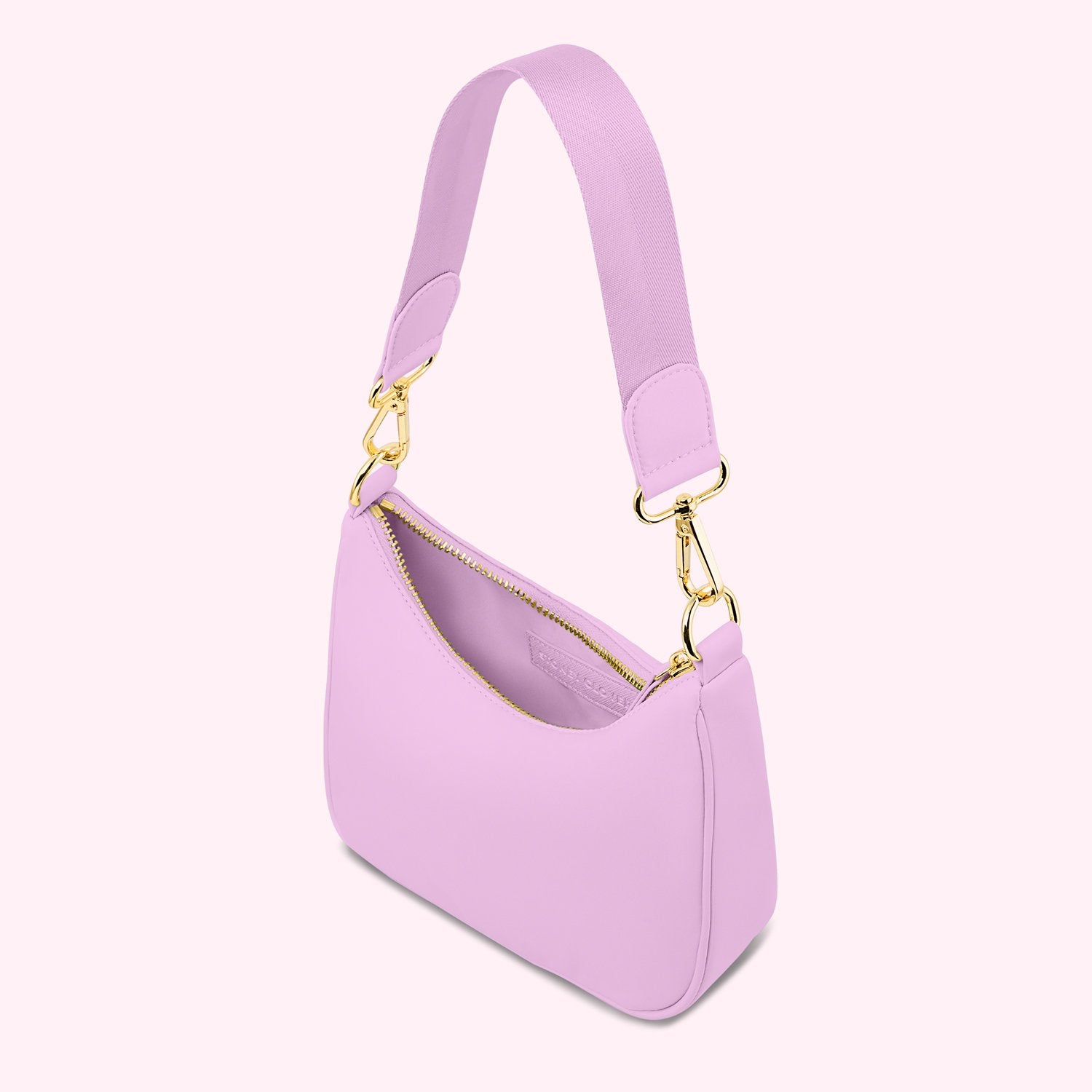 Curved Crossbody Bag | Grape