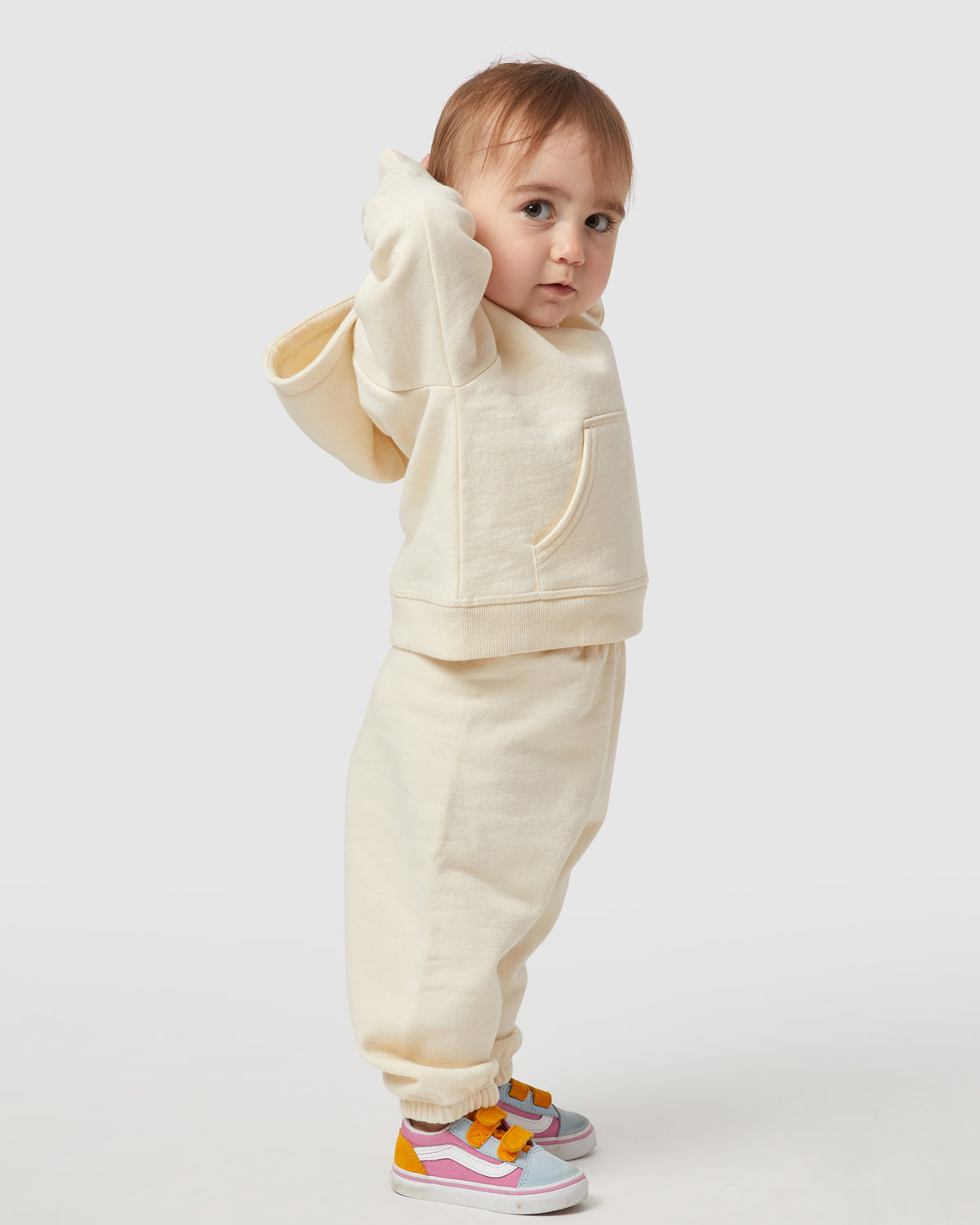 Kids | Mini Grayson Hoodie | Cream