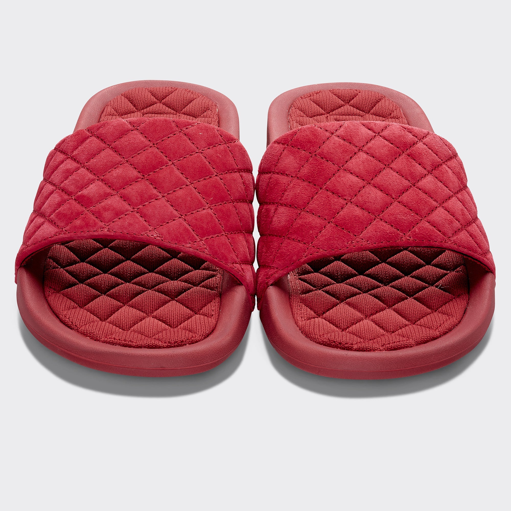 Women | Suede Lusso Slide | Crimson Suede