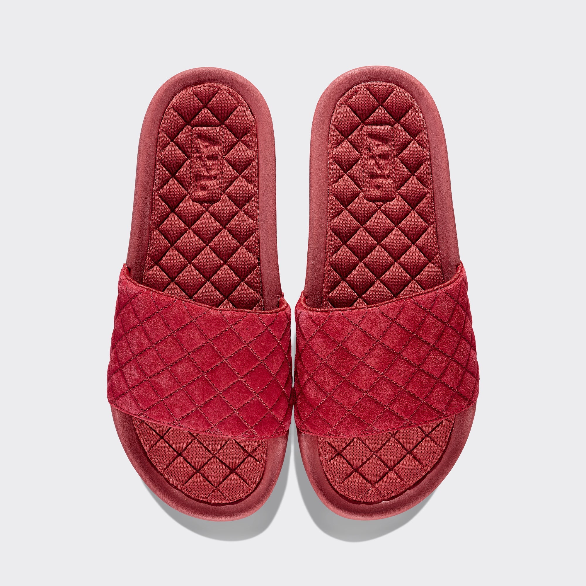 Women | Suede Lusso Slide | Crimson Suede