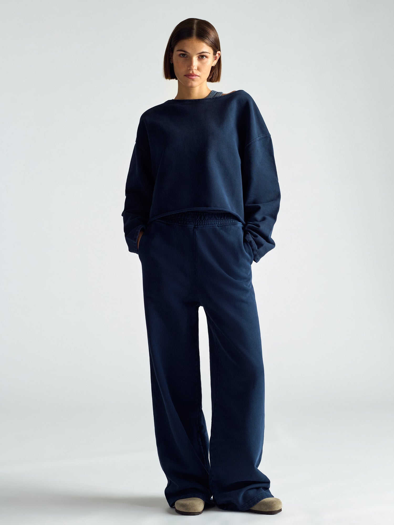 Womens | Fulton Crew Neck Sweatshirt | Graphite