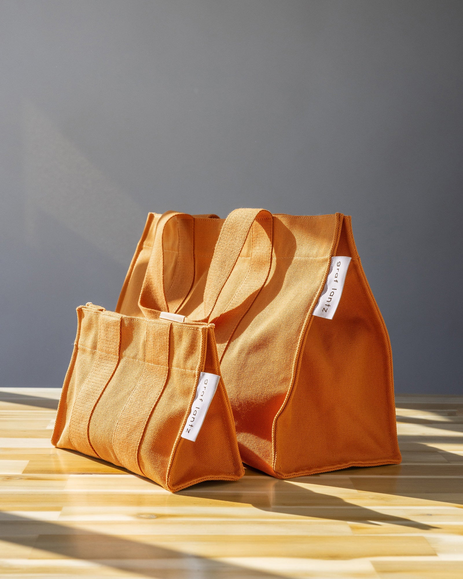Hako Cotton Canvas Tote | Caramel Canvas