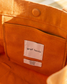 Hako Cotton Canvas Tote | Caramel Canvas