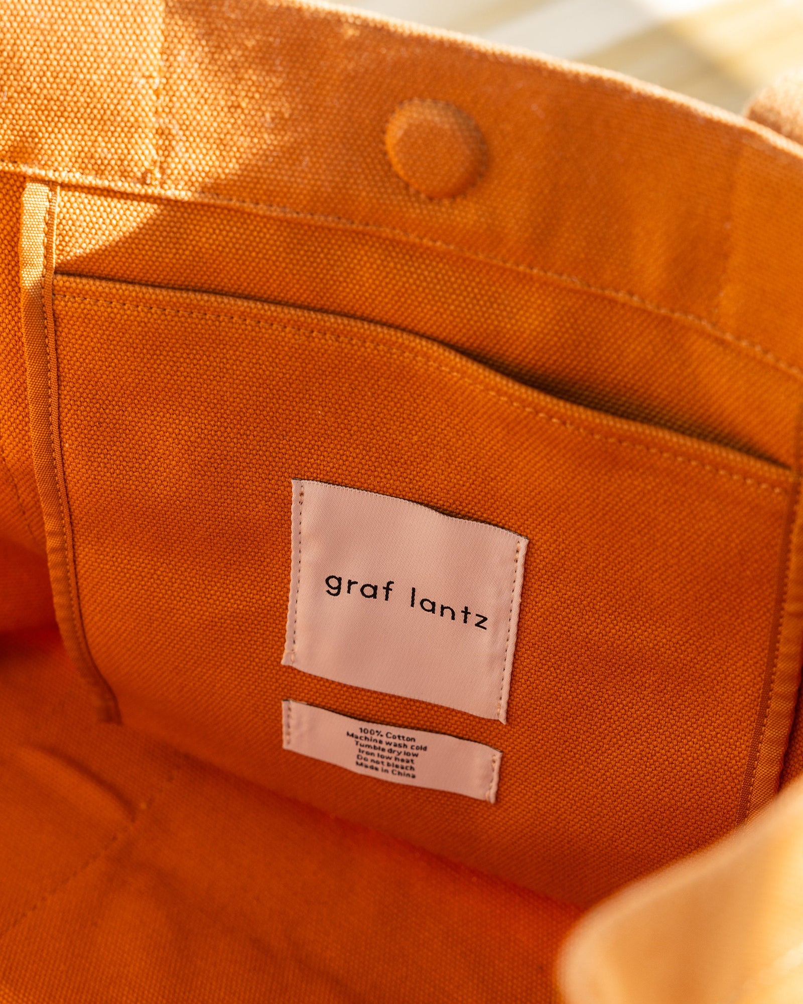 Hako Cotton Canvas Tote | Caramel Canvas