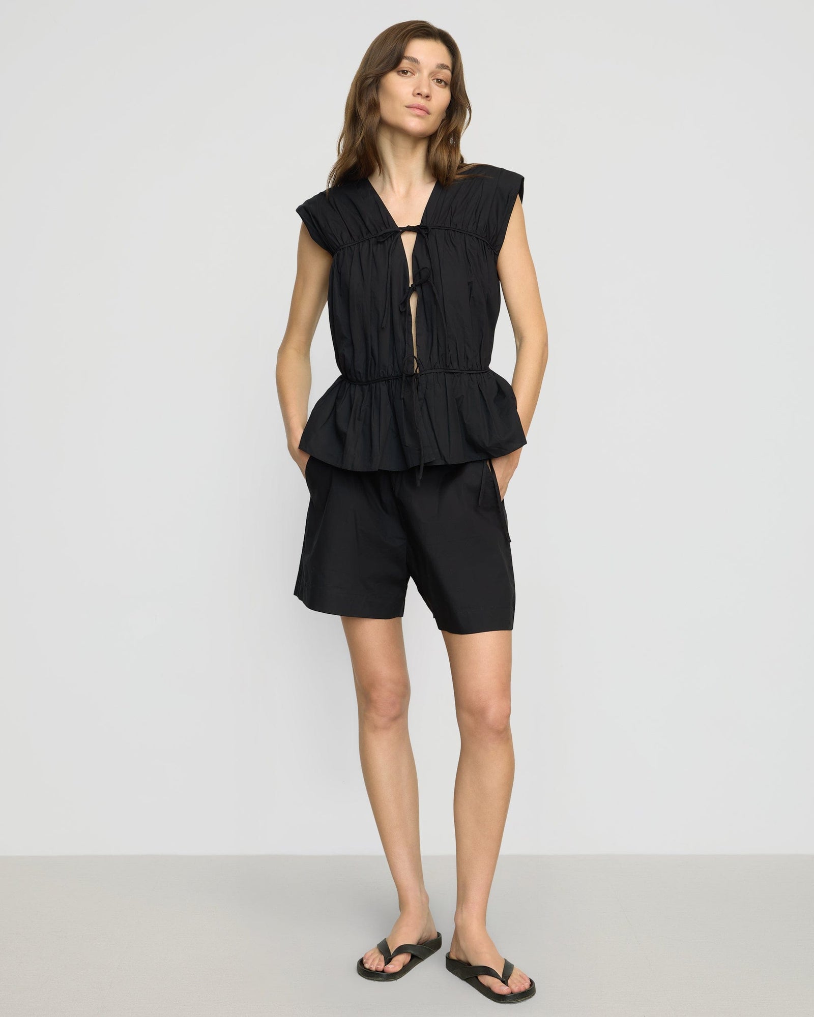 Hayoung Organic Cotton Short | Black