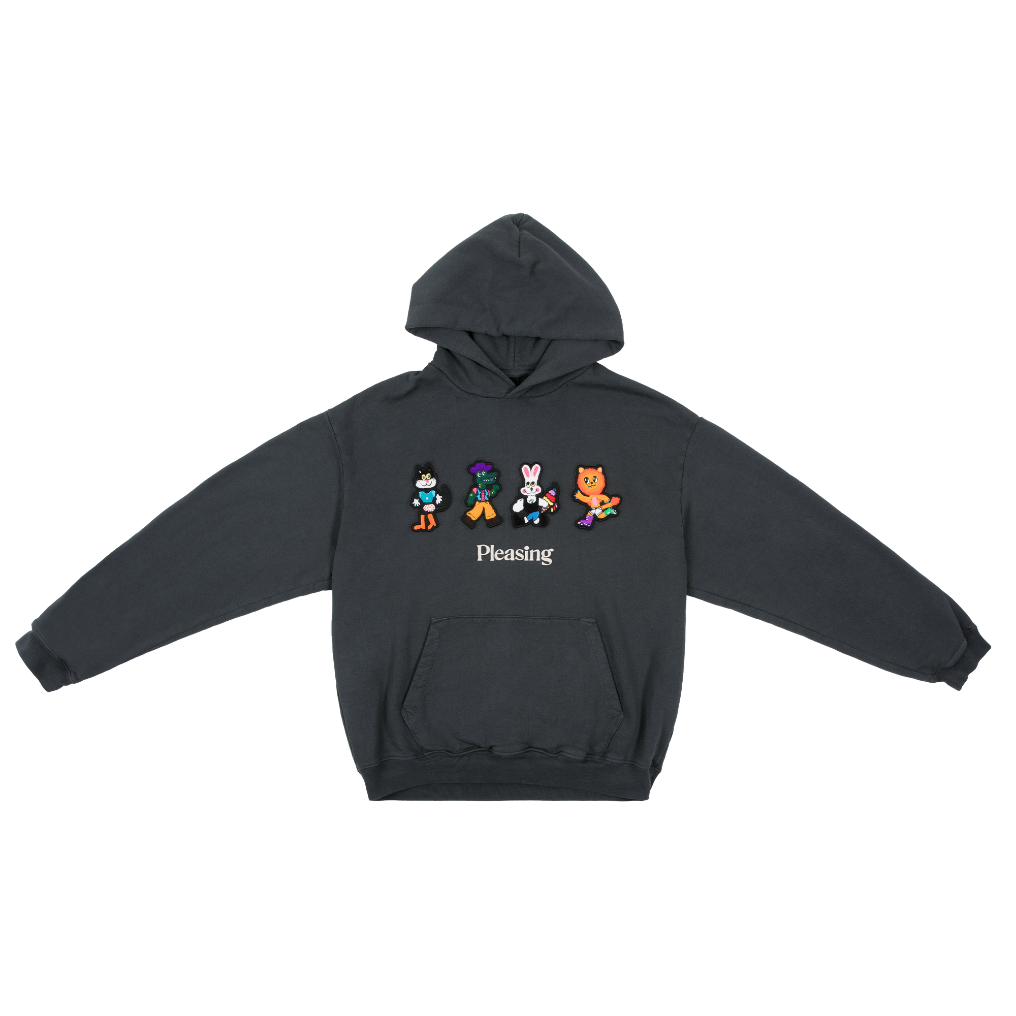 The Fancy Friends Character Hoodie | Black