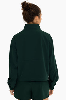 Nylon Half Zip Windbreaker | Hideaway