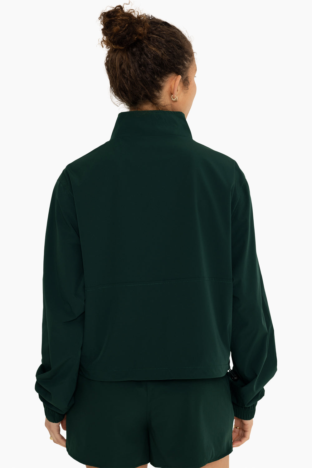Nylon Half Zip Windbreaker | Hideaway