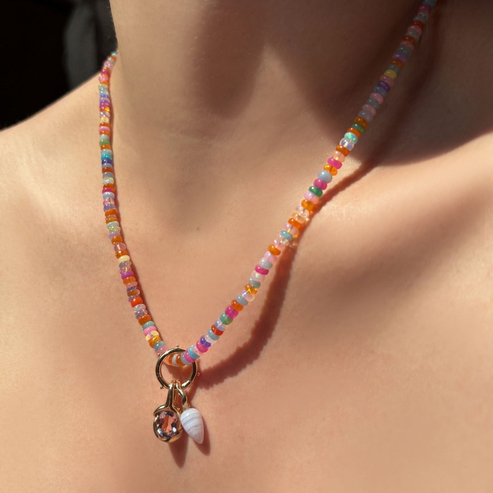 High-Biscus Opal Necklace