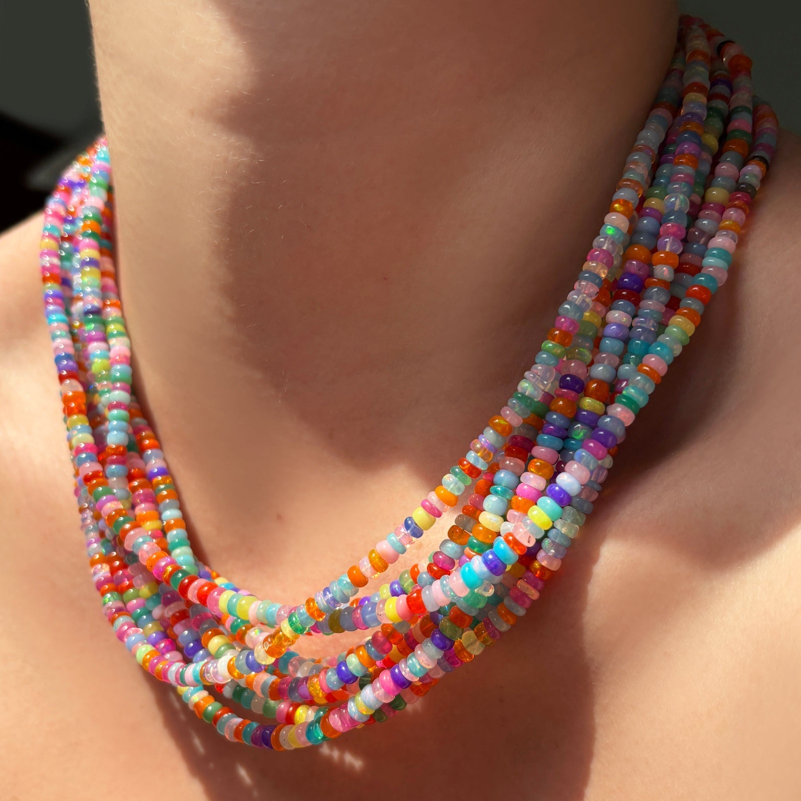 High-Biscus Opal Necklace