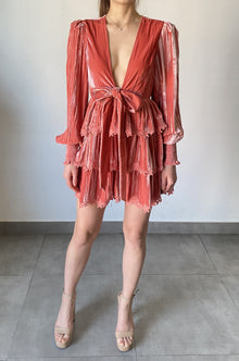 Hemant & Nandita | Reha Short Dress | Pink