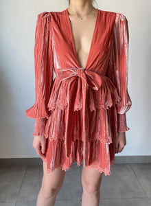 Hemant & Nandita | Reha Short Dress | Pink