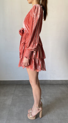 Hemant & Nandita | Reha Short Dress | Pink