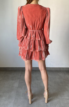 Hemant & Nandita | Reha Short Dress | Pink