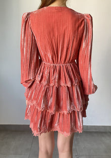 Hemant & Nandita | Reha Short Dress | Pink