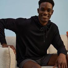 Modal French Terry House Hoodie | Black