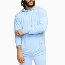 Lightweight Modal French Terry Hoodie | Cerulean