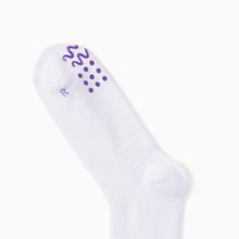 Crew House Socks with Grippers | White