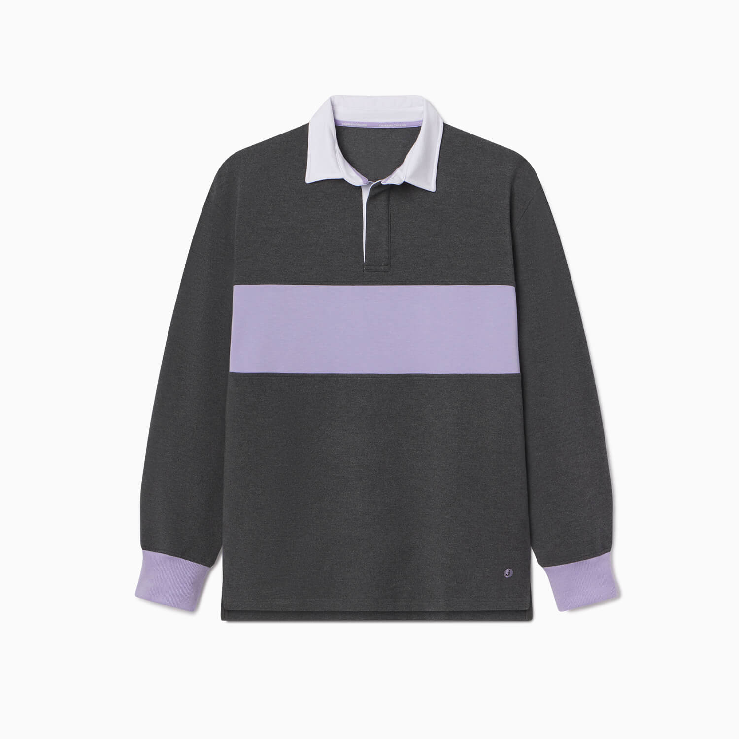 WFH Modal French Terry Rugby | Gray/Lavender