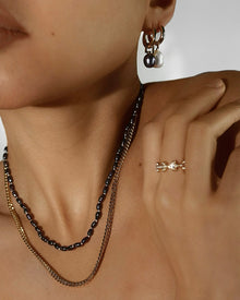 The Pearl Chain Necklace Set | Silver | Freshwater Pearls