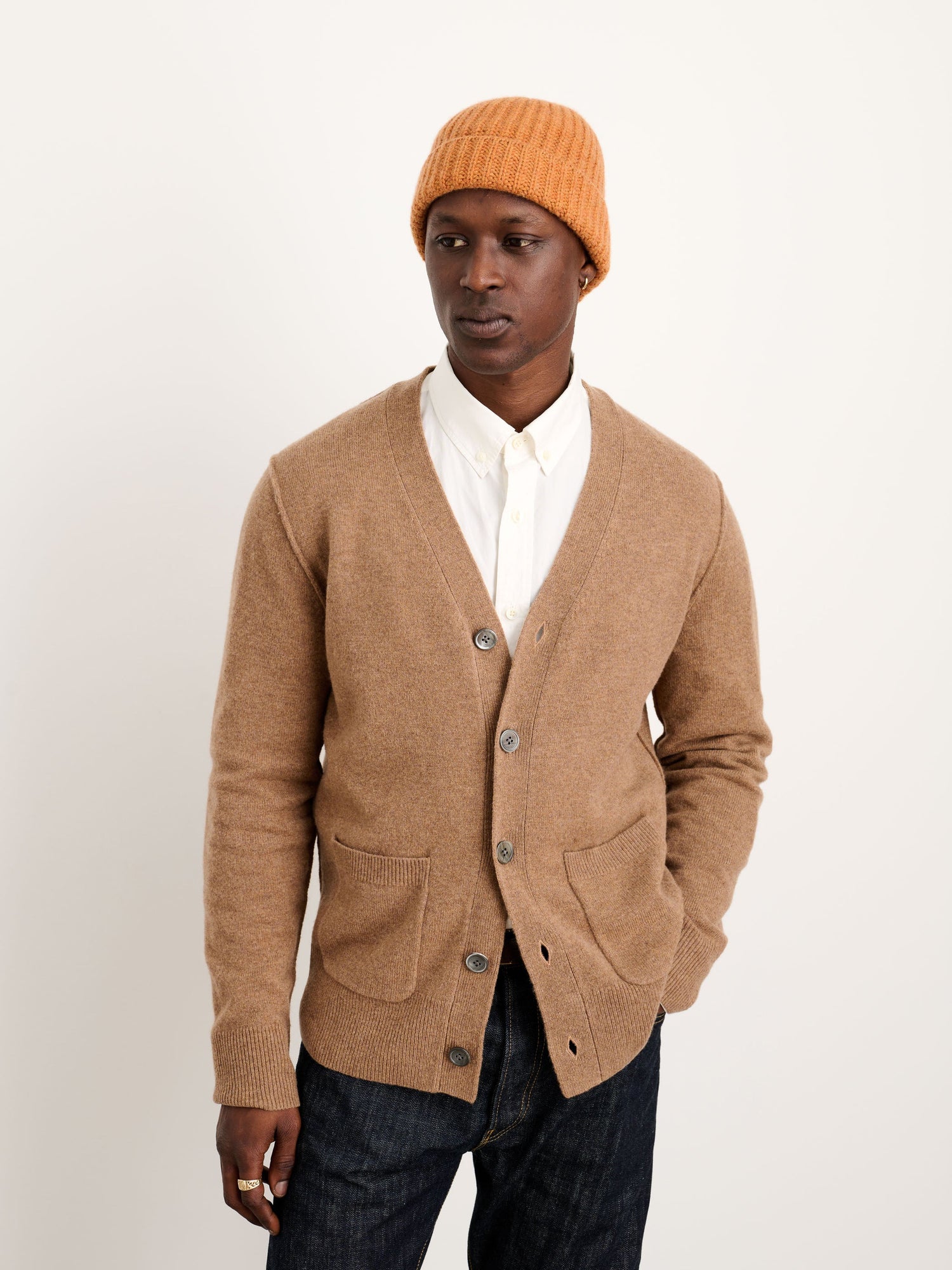 Unisex | Cashmere Beanie | Cumin