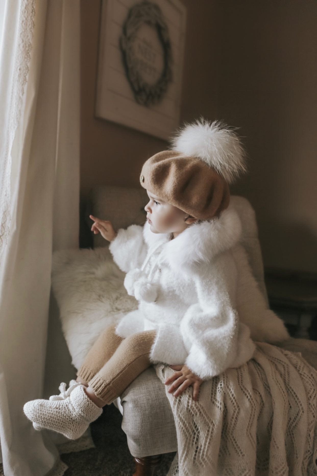 Milana Victoria Sweater Coat | White