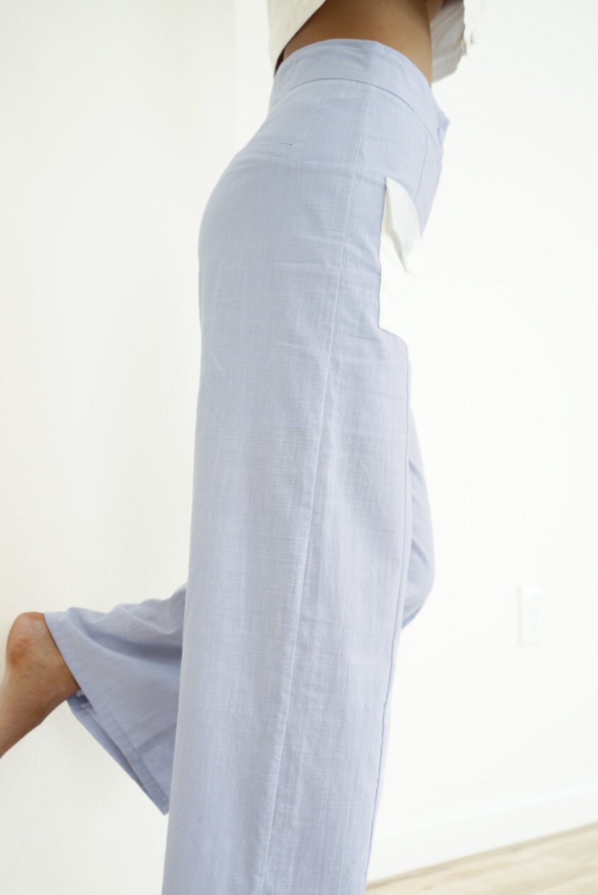 Womens | Tana Pant - Recycled Linen | Azura