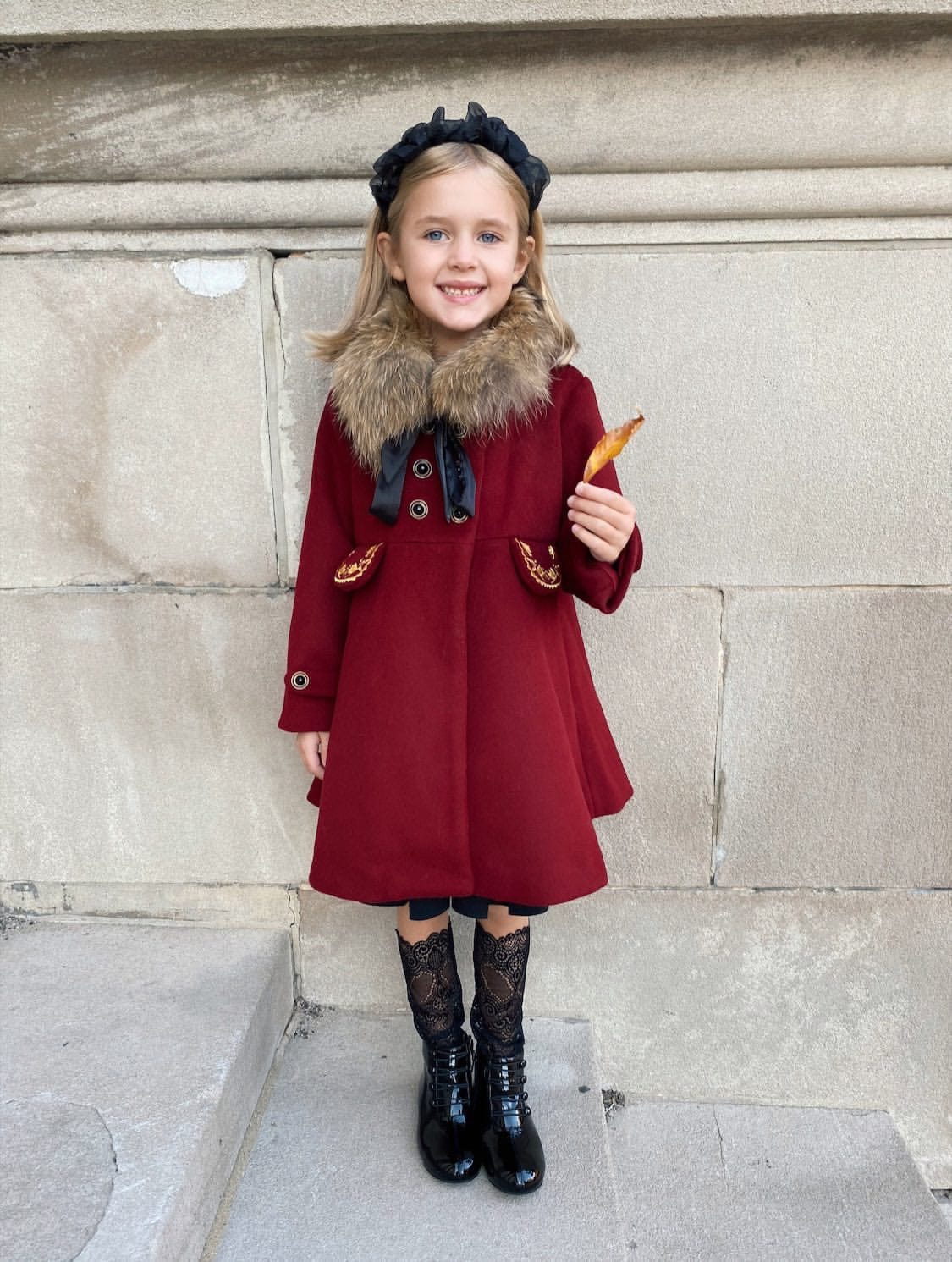 The Empress Wool Coat - Petite Maison Kids