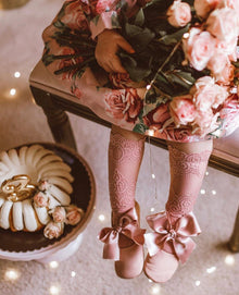 Alice Lace Socks | Pink