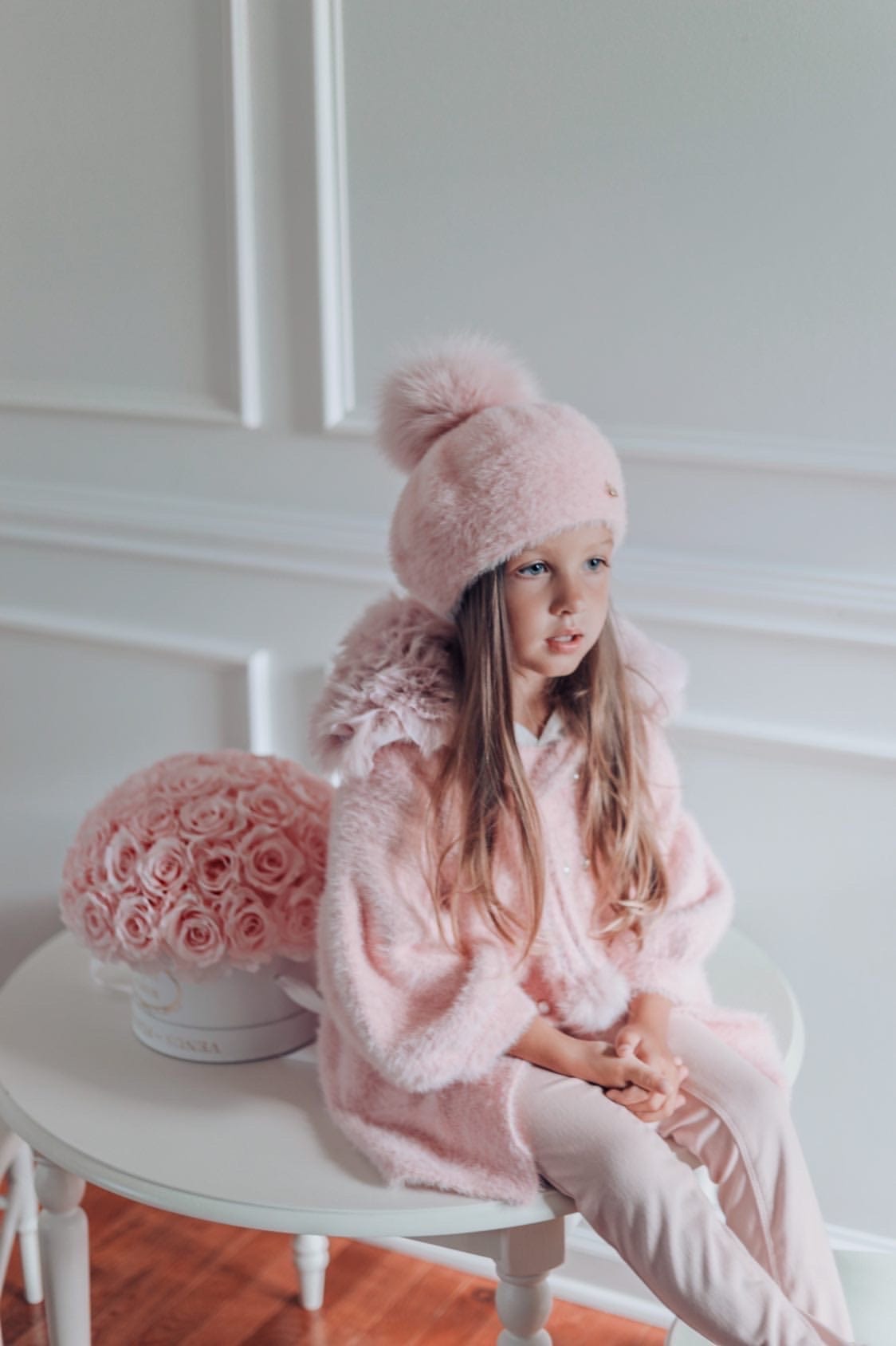 Baby Girls | Milana Sweater Coat | Rose