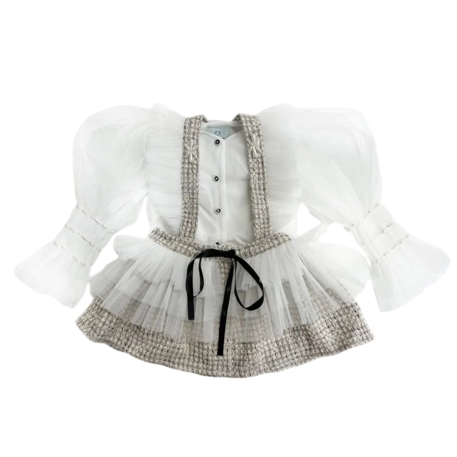 Vera Tweed Blouse and Skirt Set - Petite Maison Kids