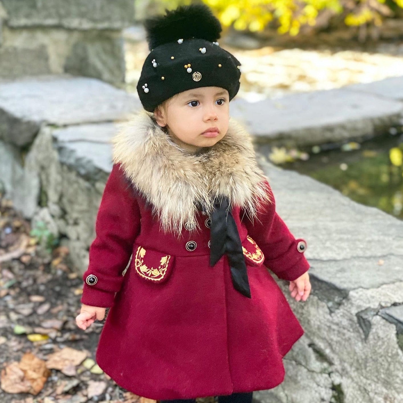 The Empress Wool Coat - Petite Maison Kids