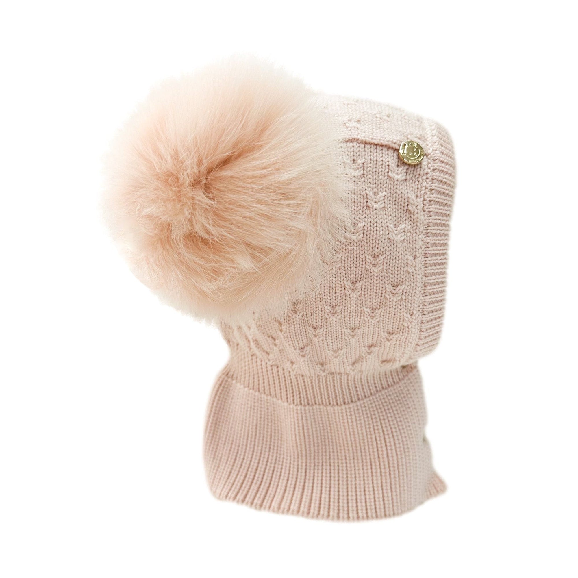 Girl | Luna Merino Wool Balaclava Hat | Pink