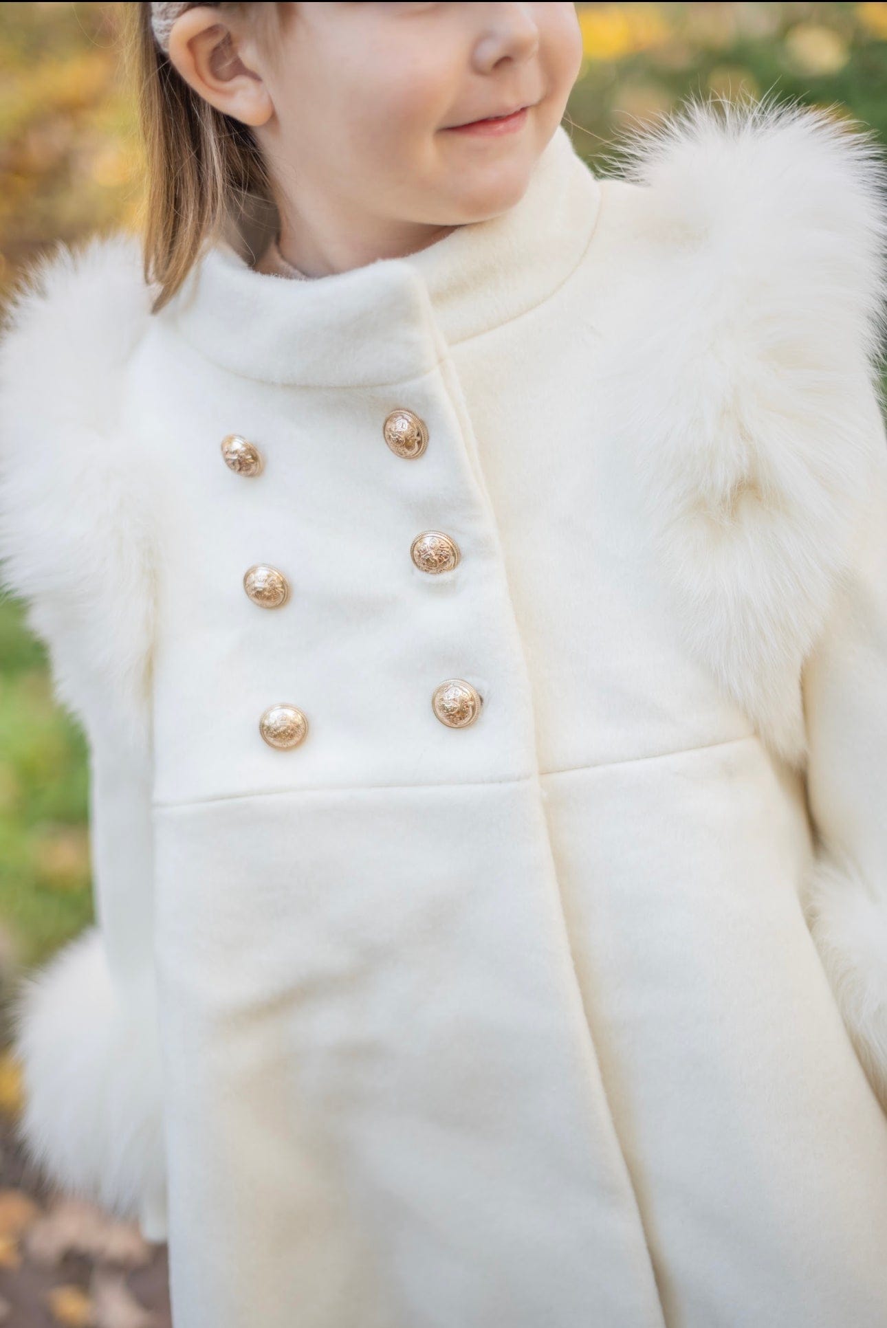 Baby Girls | Evie Wool Coat | Ivory