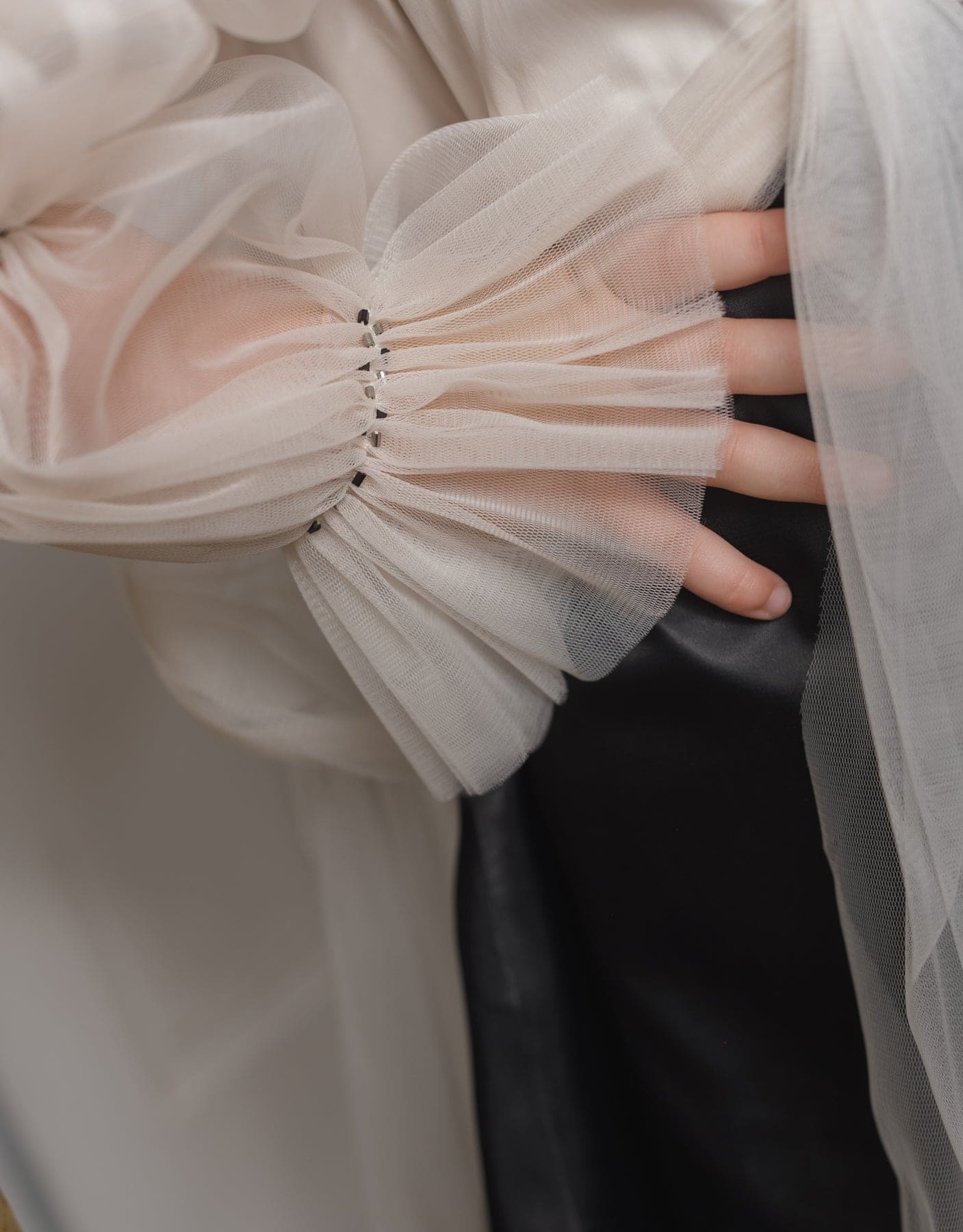 Baby Girls | The Paris Dress | White x Black