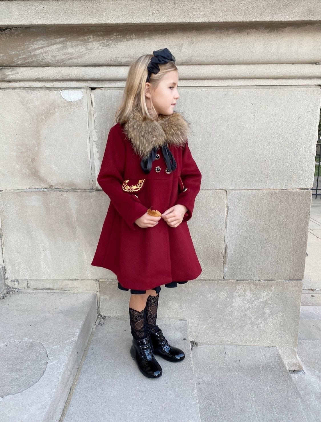 The Empress Wool Coat - Petite Maison Kids