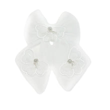 Constanza Tulle Hair Bow | White