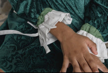 Baby Girls | Everly Damask Velour Dress | Green