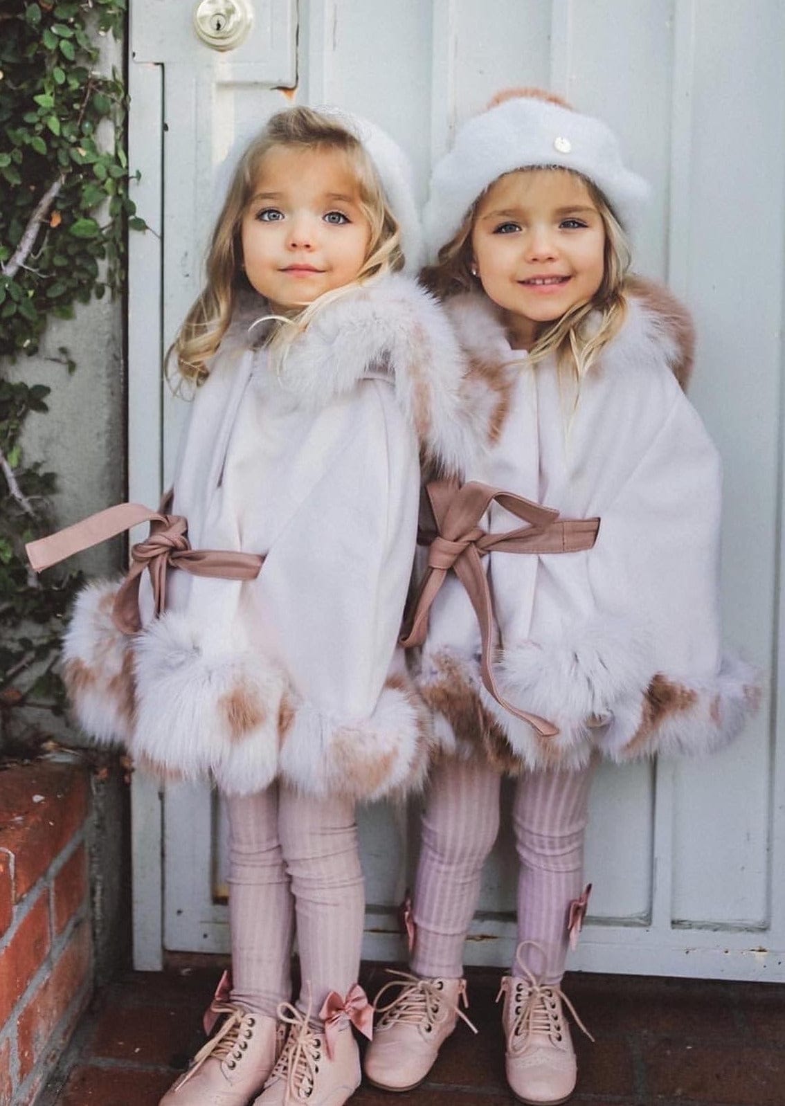Baby Girls | Siberian Dream Wool Cape | Beige