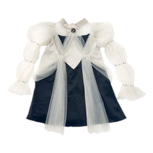Baby Girls | The Paris Dress | White x Black