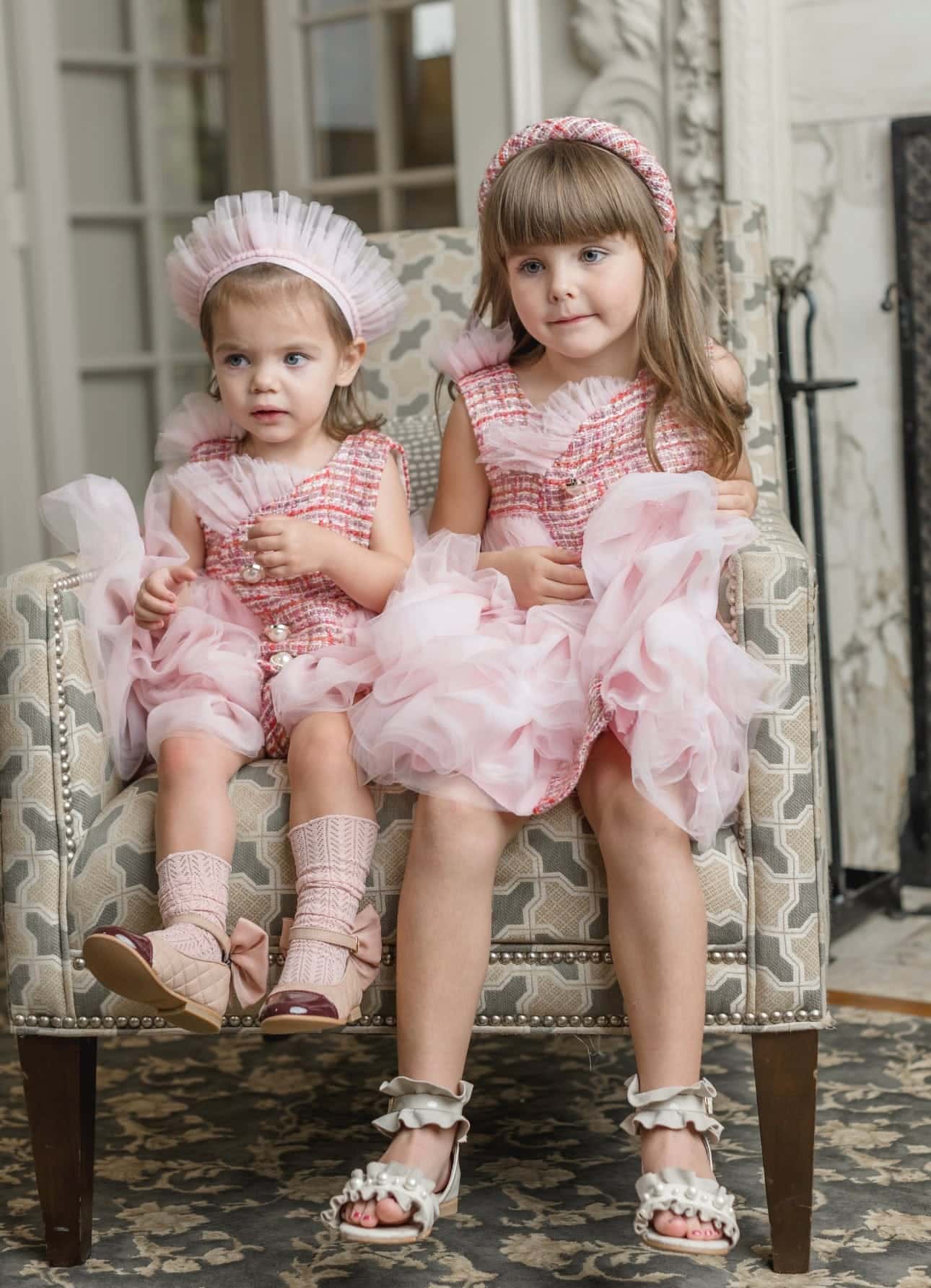 Girl | Kellie Crown Hair Sash | Pink